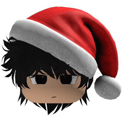 fluffy hair Christmas beret hat y2k (black)