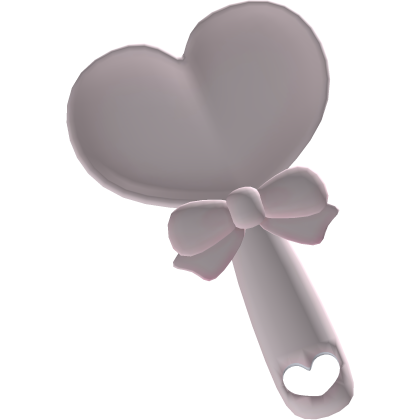 ꒰♡꒱ sweet pink girly little heart mirror >ᴗ<  ˚.