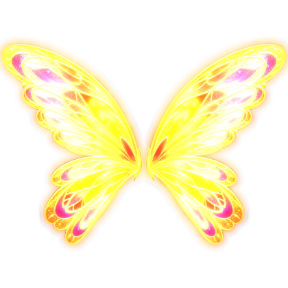 Glowing Midnight Sun WINX Butterfly Wings ✨