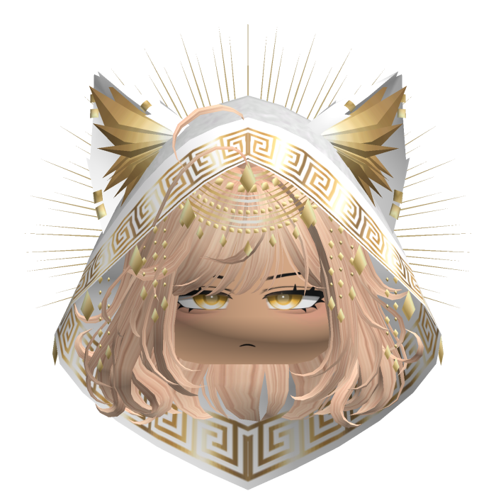 Egyptian Bob w/ Divine Gold White Hood