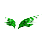 Lime Green Sparkle time Wings