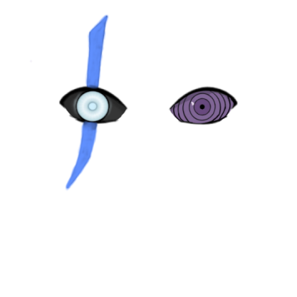 Shinobi Life Eyes With Scar but cooler Roblox decal