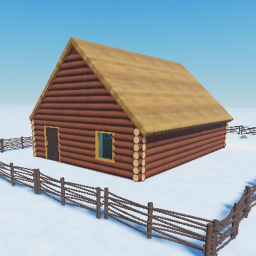 House in the snow