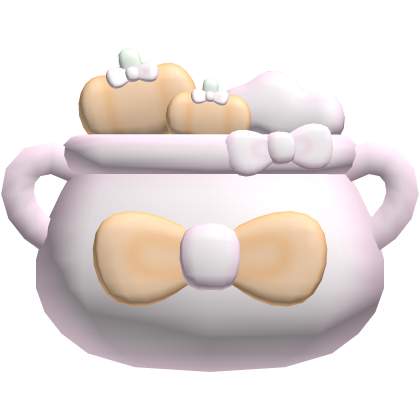 Pink Witch Halloween Cauldron 