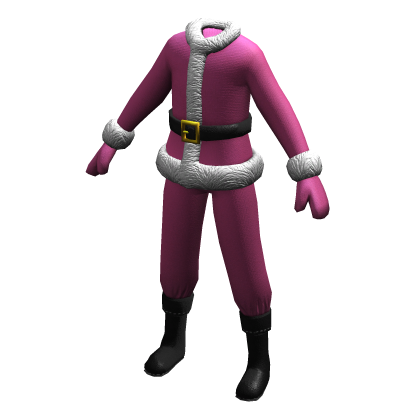 Pink Christmas Santa Suit
