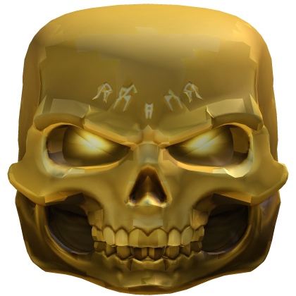 Korblox Skull Golden