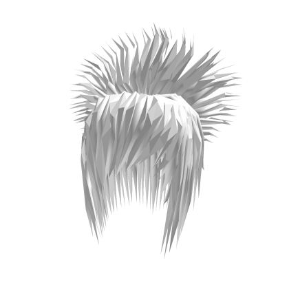 Scene Emo Hair Spikes (White) Roblox item