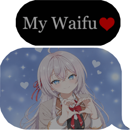 Alya Waifu Text/Image