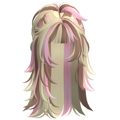 Wolfcut Half Up Half Down Pony (Neapolitan)