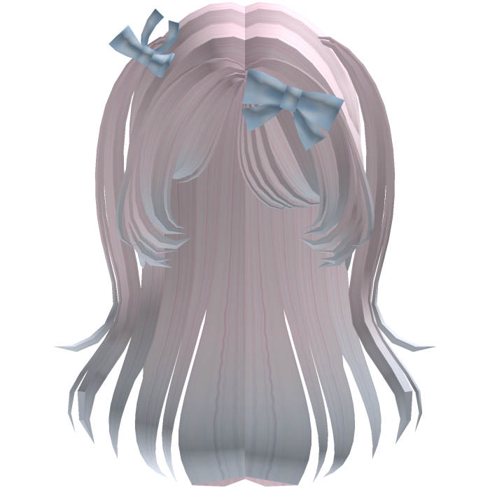 Cute Mori Kei Hair with Bows (Pink)