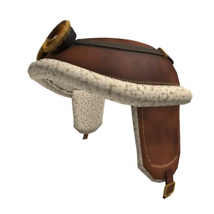 Shearling Aviator Hat with Goggles