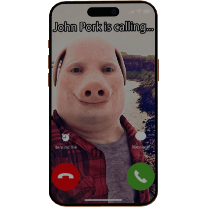 Orange Phone 17 - John Pork Calling