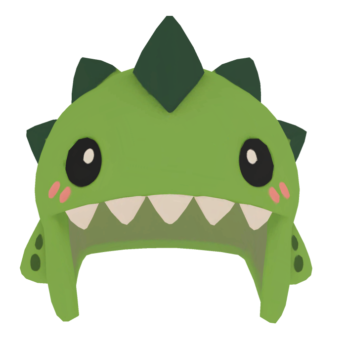 Cute Green Dinosaur Hat