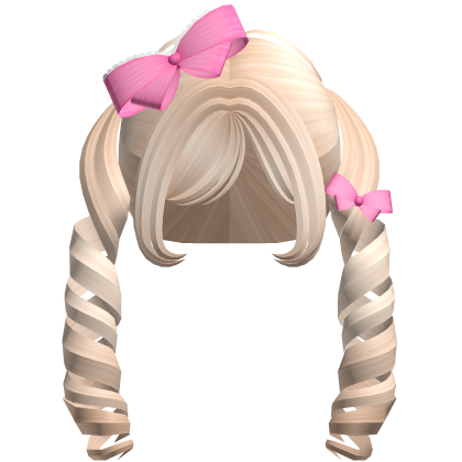 cute blonde anime tornado pigtails