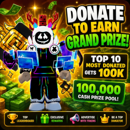 🏆 DONATE & WIN! | TOP 10 GET 100K CASH
