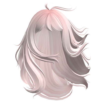Long Anime Windy Messy Girl Hair (Light Pink) Roblox item