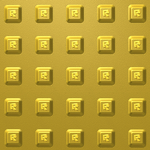 golden studs