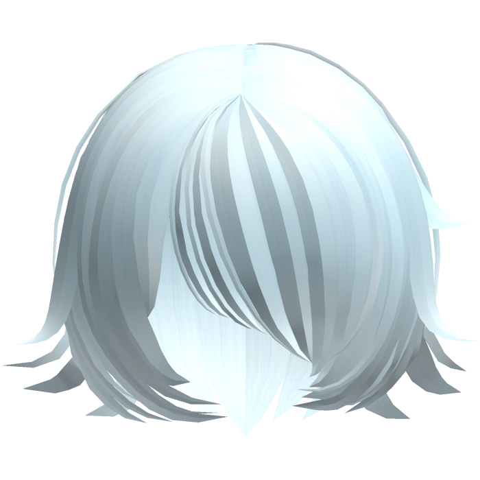 Pastel Blue Spiky Anime Style Shy Short Bob Hair