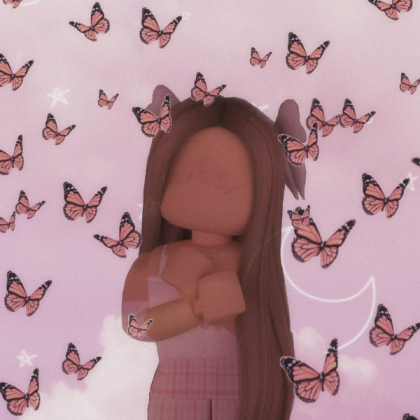 Pink butterflies 💕 Roblox decal