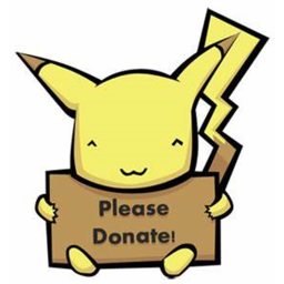 donate on store in the middle of servers and about