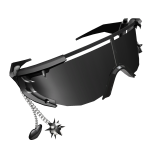 SUNGLASS ON THE HEAD(BLACK)