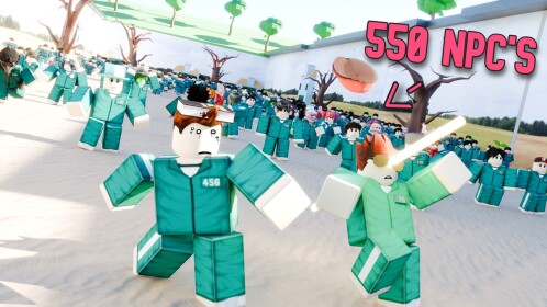 Gioco di calamari ma con NPC e ADMIN GRATIS!
