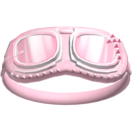 Pink Emo Y2K Studded Punk Goggles
