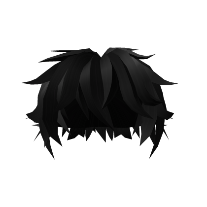 Black Messy Bedhead Hairstyle