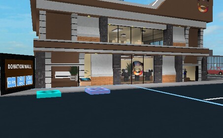 A little town with a shop!