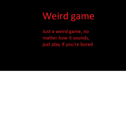 Just weird day or game