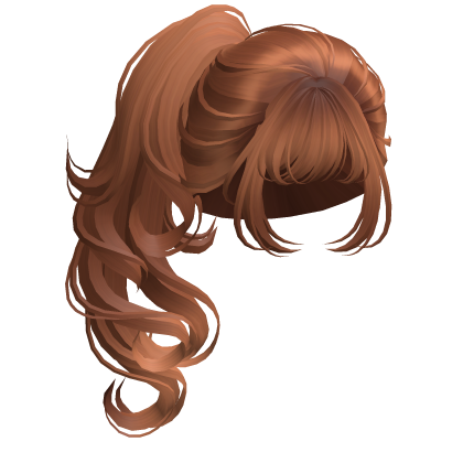 Messy Apple Girl Ponytail Ginger