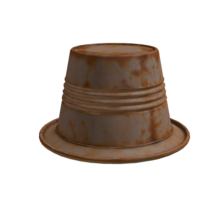 Rusty Tin Can Hat