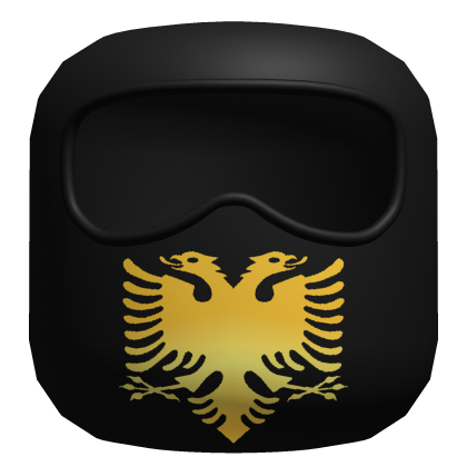 [⌛] Albania Ski Mask Gold n Black thumbnail