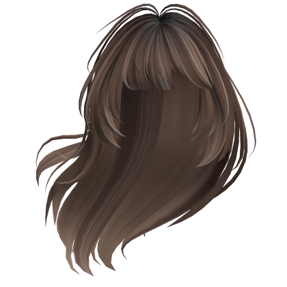 Two-Tone Long Windy Anime Girl Hair (Dark Brown) Roblox item