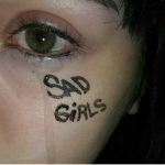 quietIy crying
