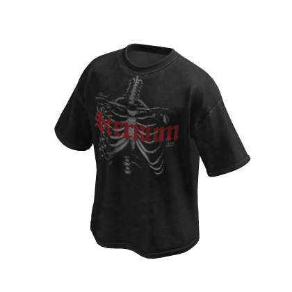 Ribcage Black Wash Oversized Shirt