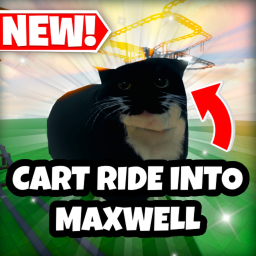 CART RIDE INTO MAXWELL THE CAT!