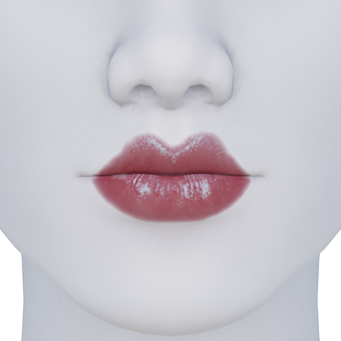 Heart Shape Glossy Lips