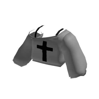 ♡ Grey off-shoulder tumblr sweater and cross thumbnail