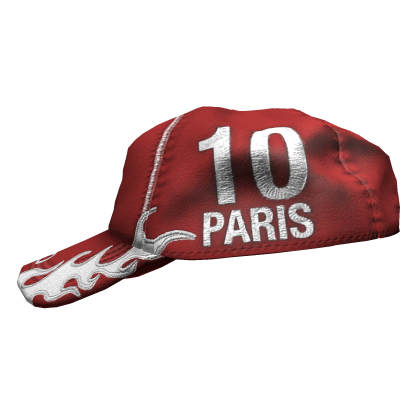 SIDEWAYS custom 333 astro paris y2k cap - red