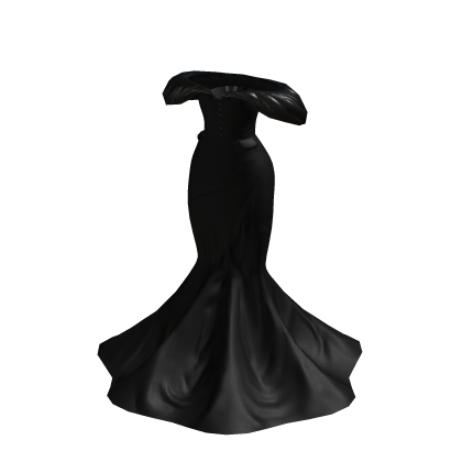 Black Off Shoulder Velvet Dress thumbnail