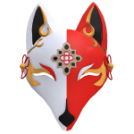 Kitsune Anime Mask