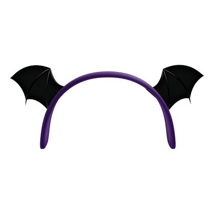 Faixa de cabeça de morcego roxo