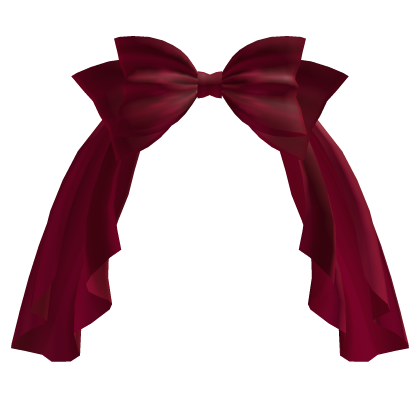 Majestic Draped Hair Bow in Marrone Roblox item