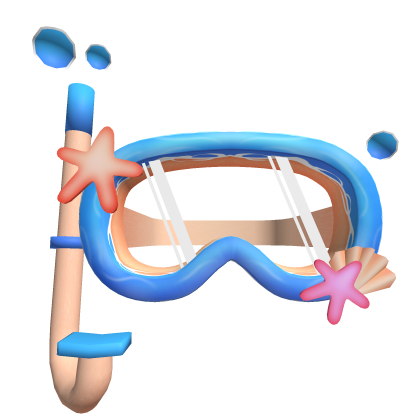 Beachy Ocean Snorkel Summer Goggles (MM2) thumbnail
