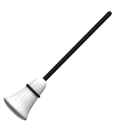 Retro Witch Broom in White [Rideable] Roblox item