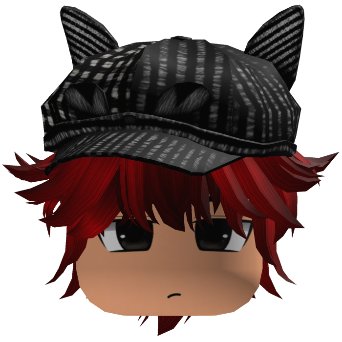 Messy Fluffy Emo Y2K Boy Hair VKAI red CAT
