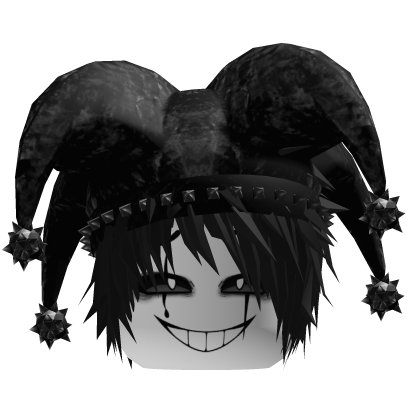 Black VKei Hollow Jester Smile Dashie moe Boy