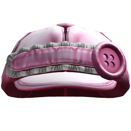 Ruffled Buttoned Cap (LightPink)