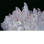 Cloudy crystals:>